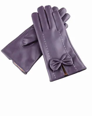 Women's Leather Touchscreen Gloves for Fall/Winter